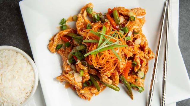 Crispy Chicken or Pork.